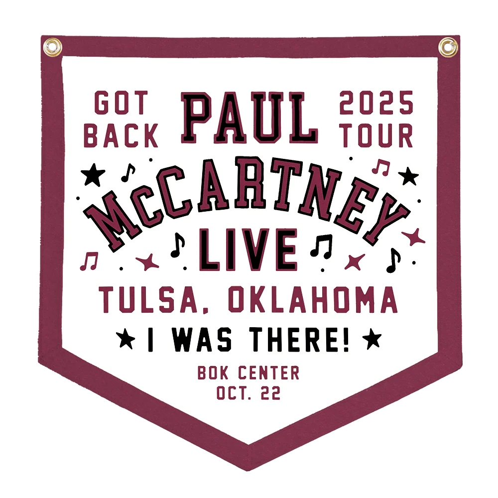Got Back 2025 Tulsa Event Camp Flag