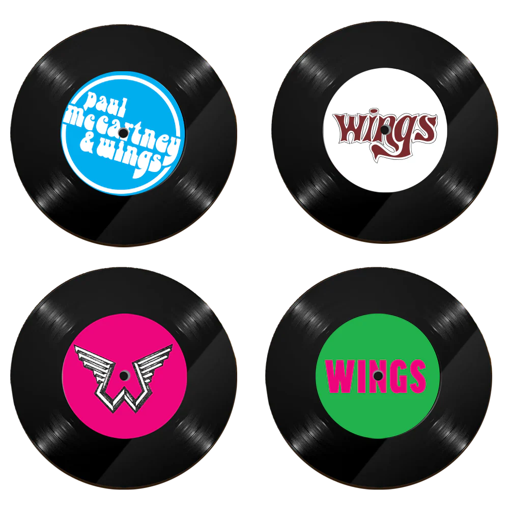 Wings Dual Tone Coaster Set